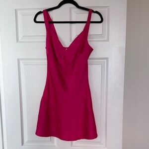 Le Lis Vibrant Pink Mini Dress